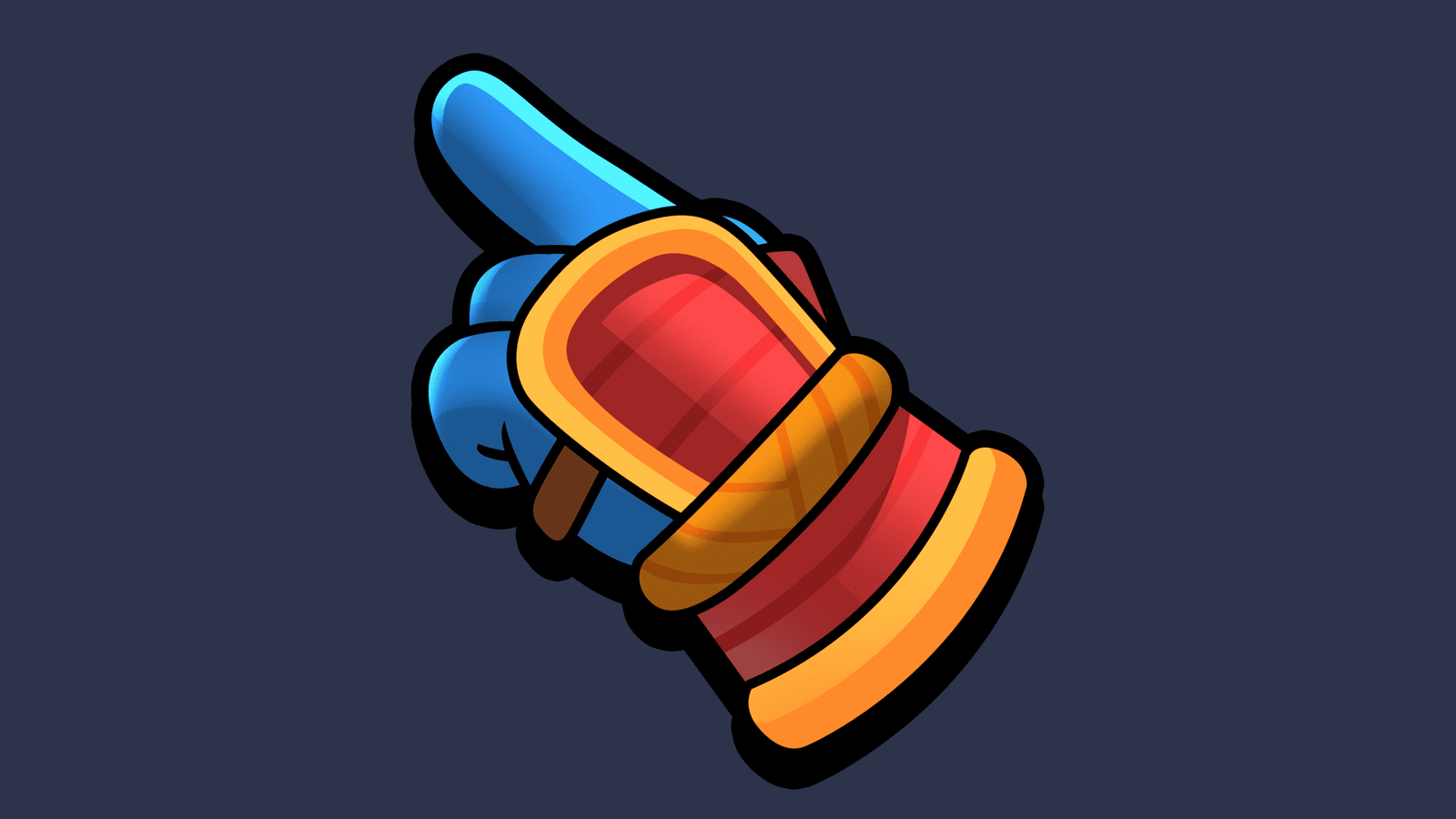 LAYERLAB tutorial hand icons for step-by-step game guidance systems