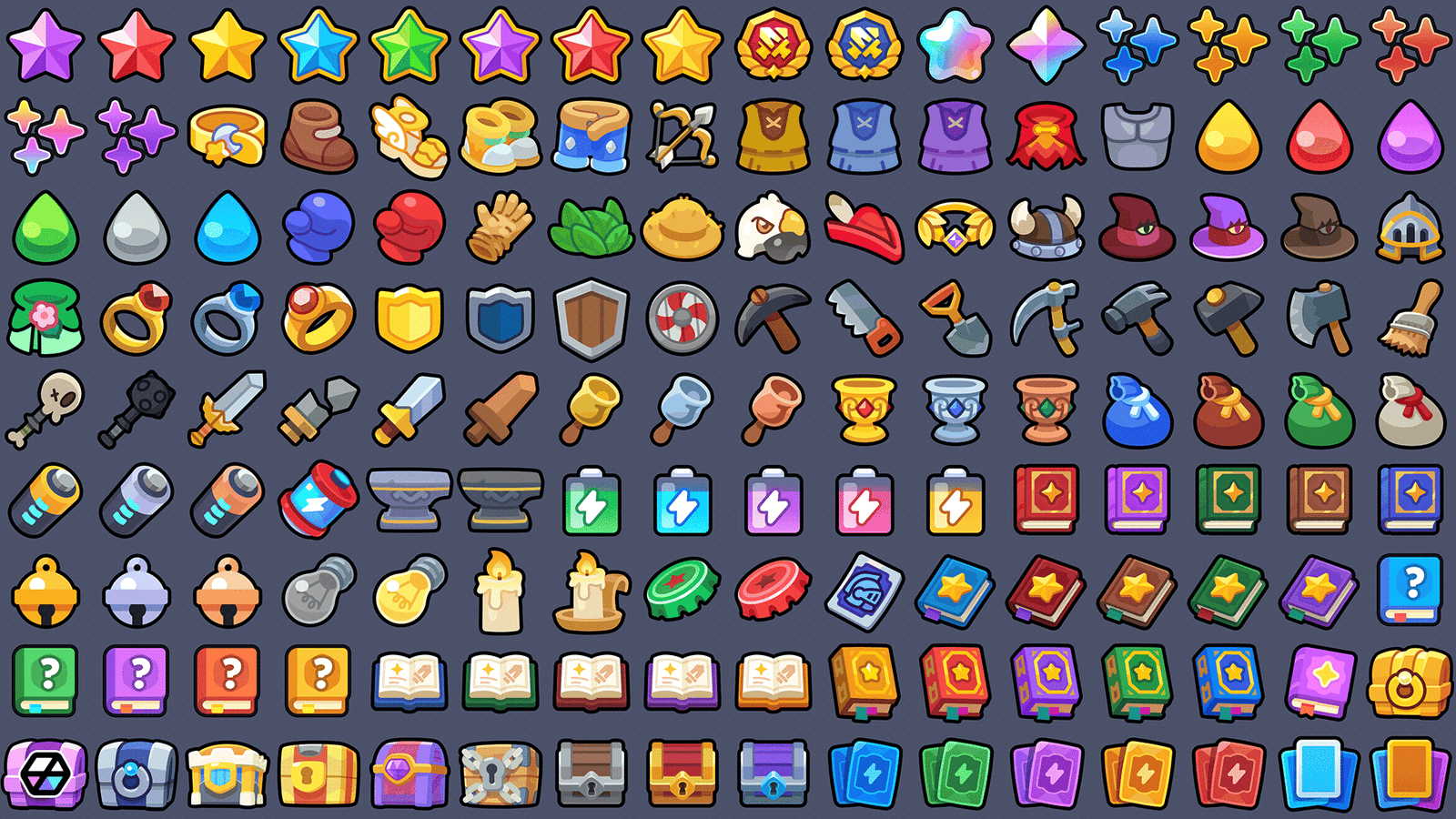 Casual game icon pack by LayerLab featuring economy icons