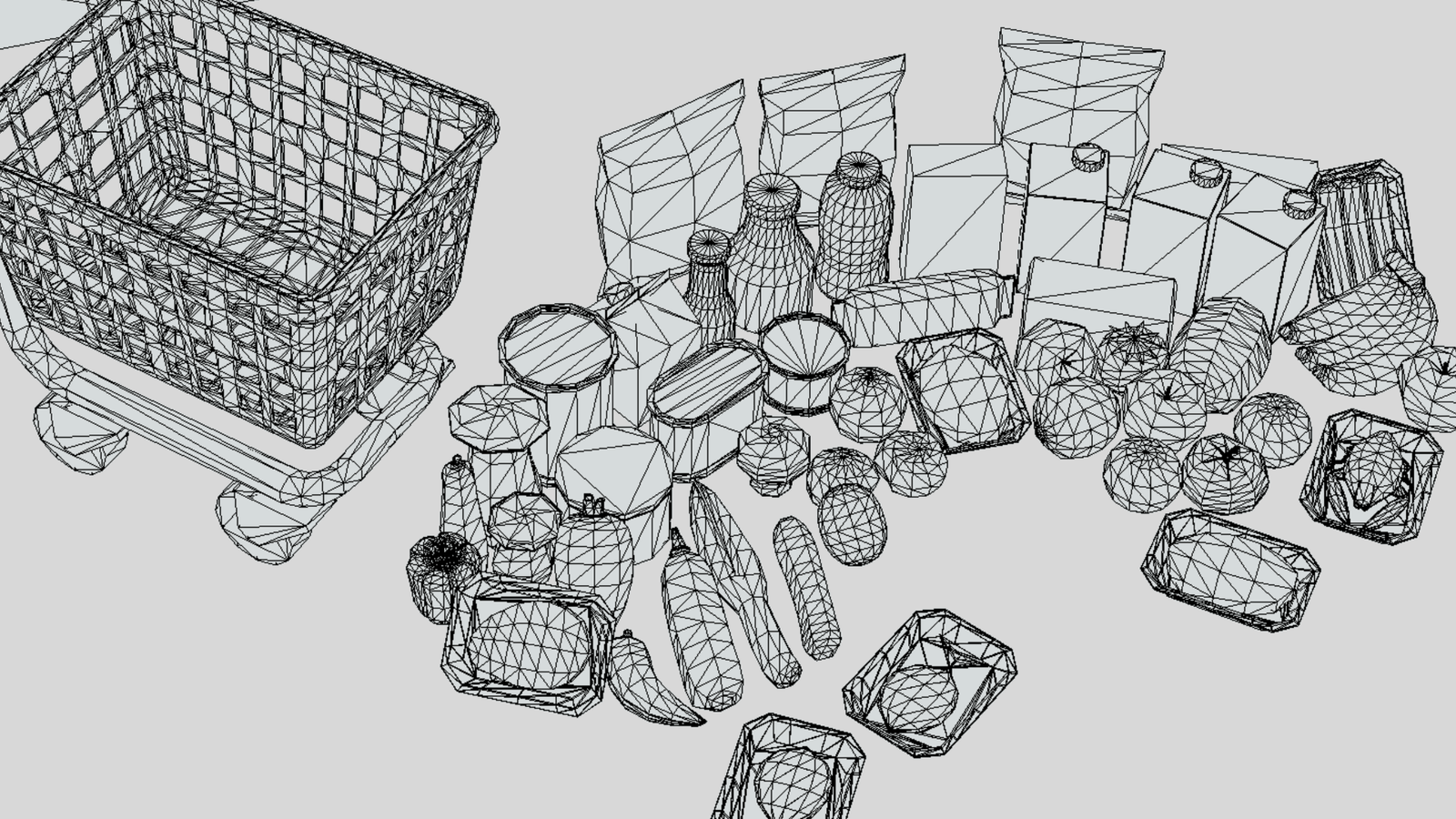 3D Mart Object prop by LAYERLAB Shop, detailed digital 3D model for creative projects, shown in a realistic render.