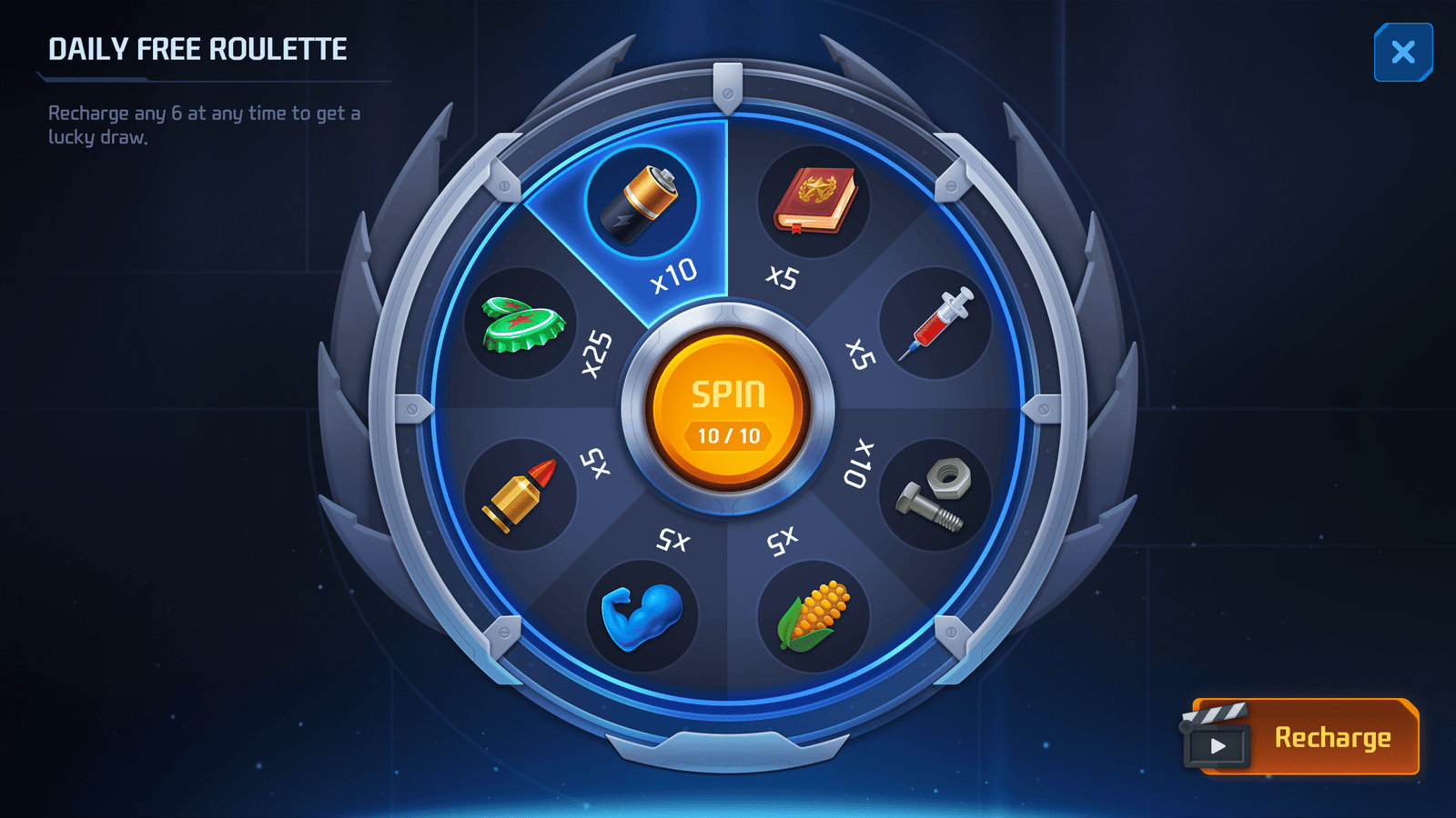 Interface design for GUI Pro - Survival Clean interface by LAYERLAB Shop, featuring a roulette-themed default layout with vibrant colors.