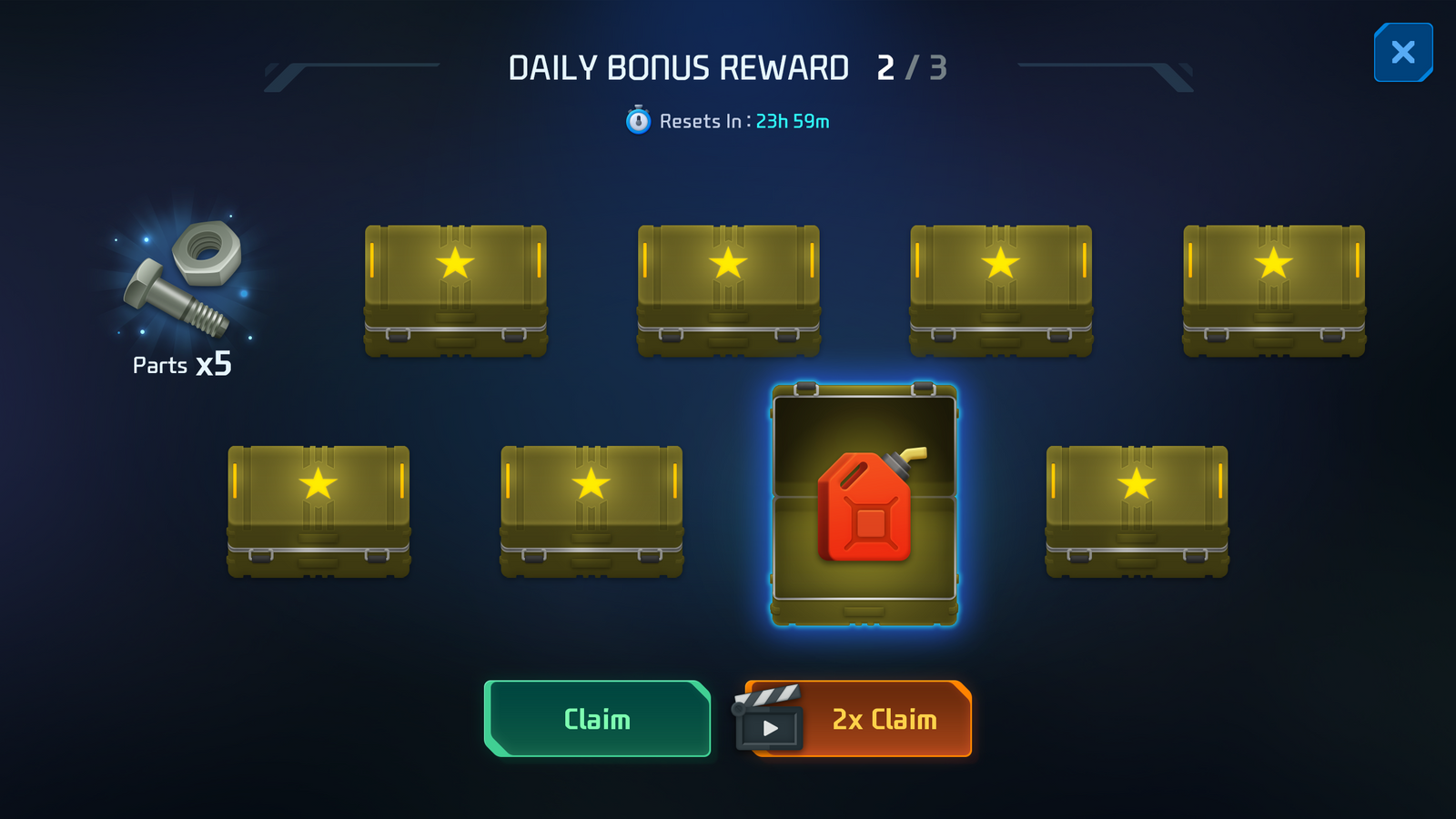 GUI Pro Survival Clean interface by LAYERLAB Shop, featuring a detailed event bonus screen with vibrant graphics and user interface elements.