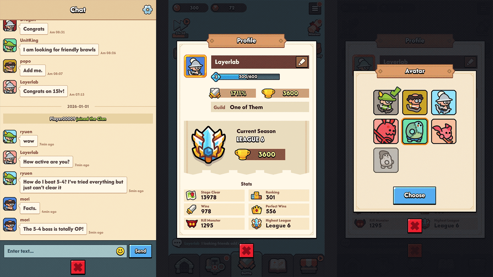 Minimal game interface light design by LAYERLAB Shop, GUI Pro for enhancing user experience in game development projects.