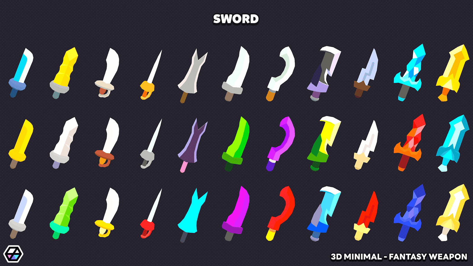 3D Minimal - Fantasy Weapon
