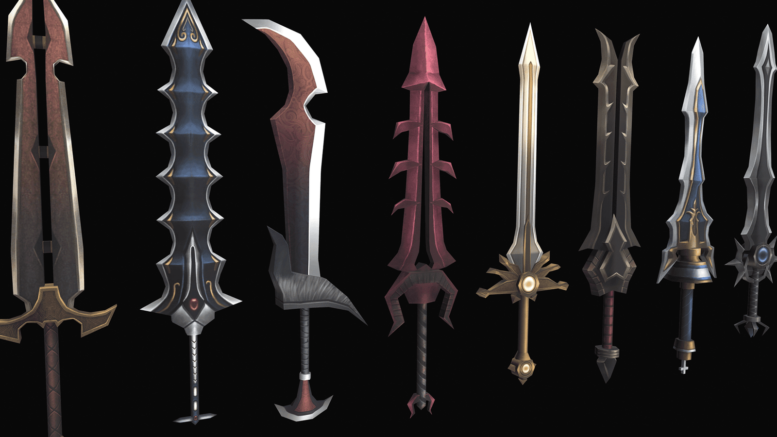 3D Weapon 100 prop from LAYERLAB Shop featuring a detailed, realistic 3D model of a combat weapon.