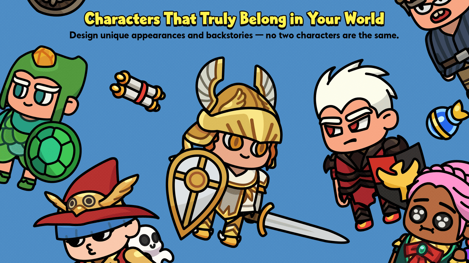 Fantasy character 2D art created by LAYERLAB Shop, featuring vibrant colors and detailed fantasy character design.