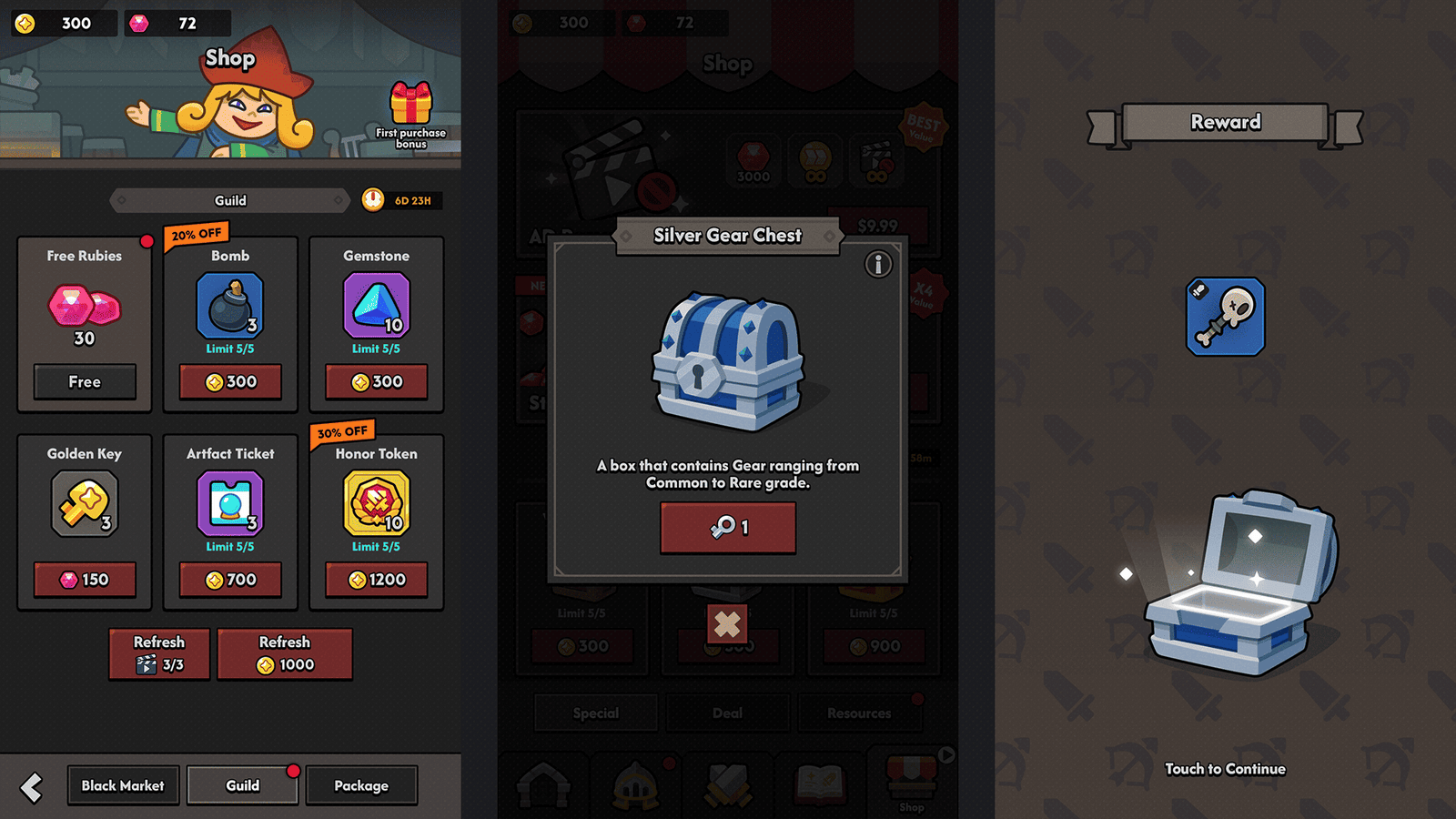 Minimal dark game interface by LAYERLAB Shop for GUI Pro, featuring sleek dark-themed design and user-friendly layout.