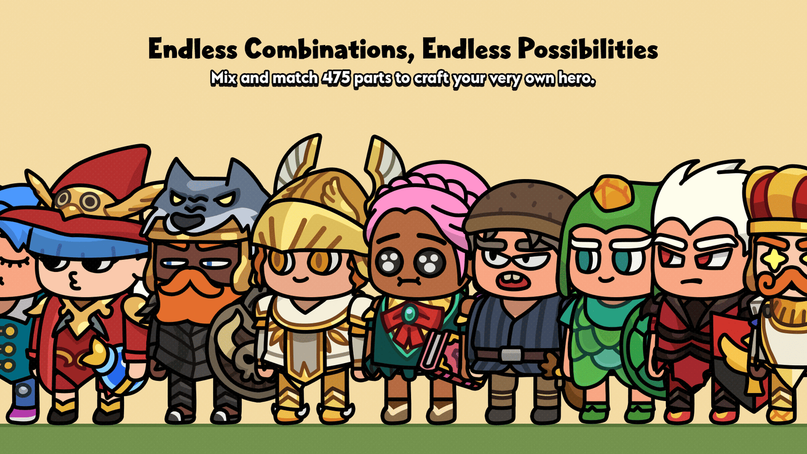 Fantasy character 2D art created by LAYERLAB Shop, featuring a detailed, colorful fantasy character illustration.
