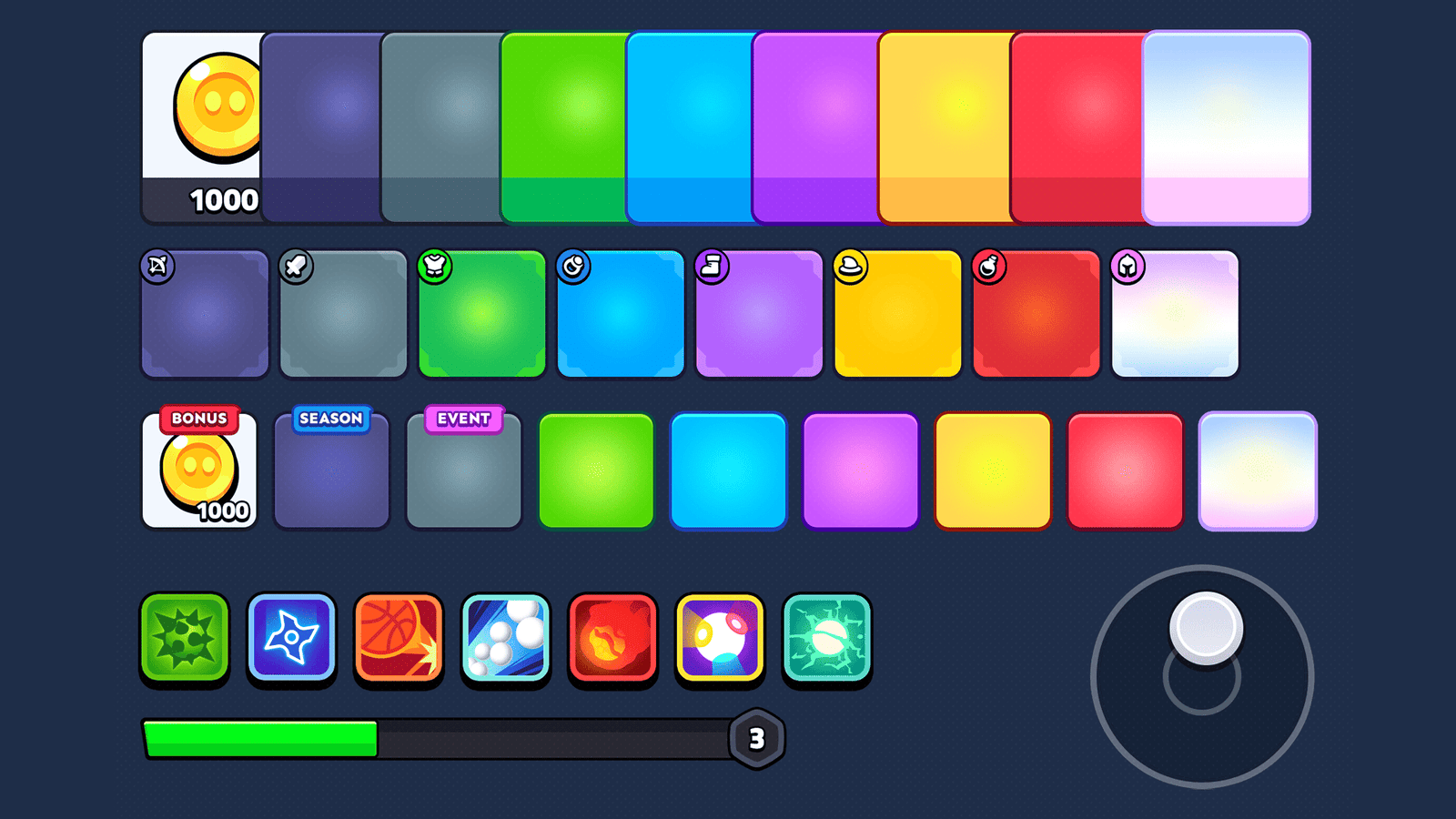 GUI Pro Super Casual interface by LAYERLAB Shop displayed on screen with colorful, modern design elements and user interface components.