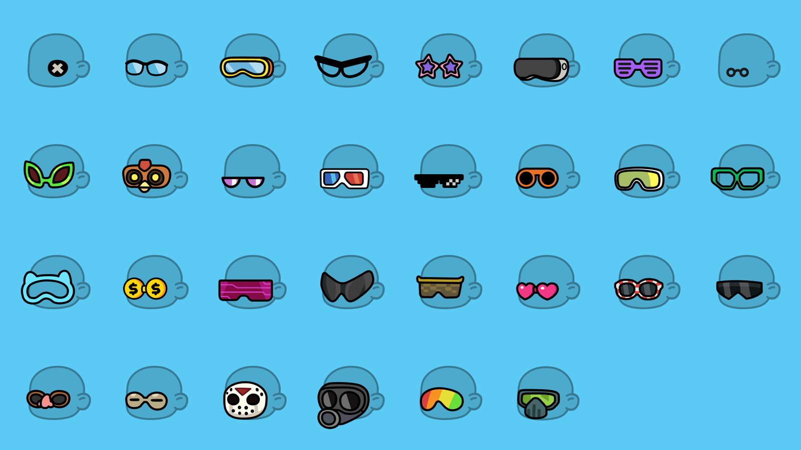 Casual character 2D art created by LAYERLAB Shop, featuring colorful, stylized cartoon-style character illustration.