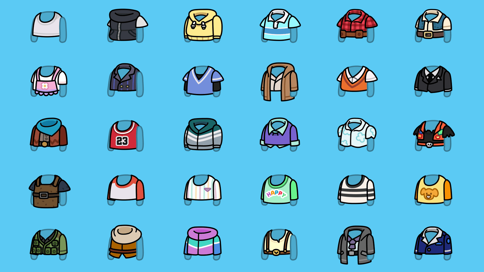 Casual character 2D art made with LAYERLAB Shop's 2D Art Maker, featuring a colorful, stylized animated character design.