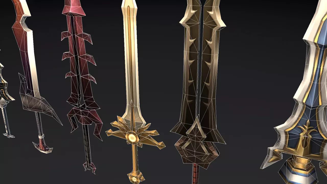 3D weapon prop from LAYERLAB Shop, detailed and realistic 3D model suitable for gaming or digital projects