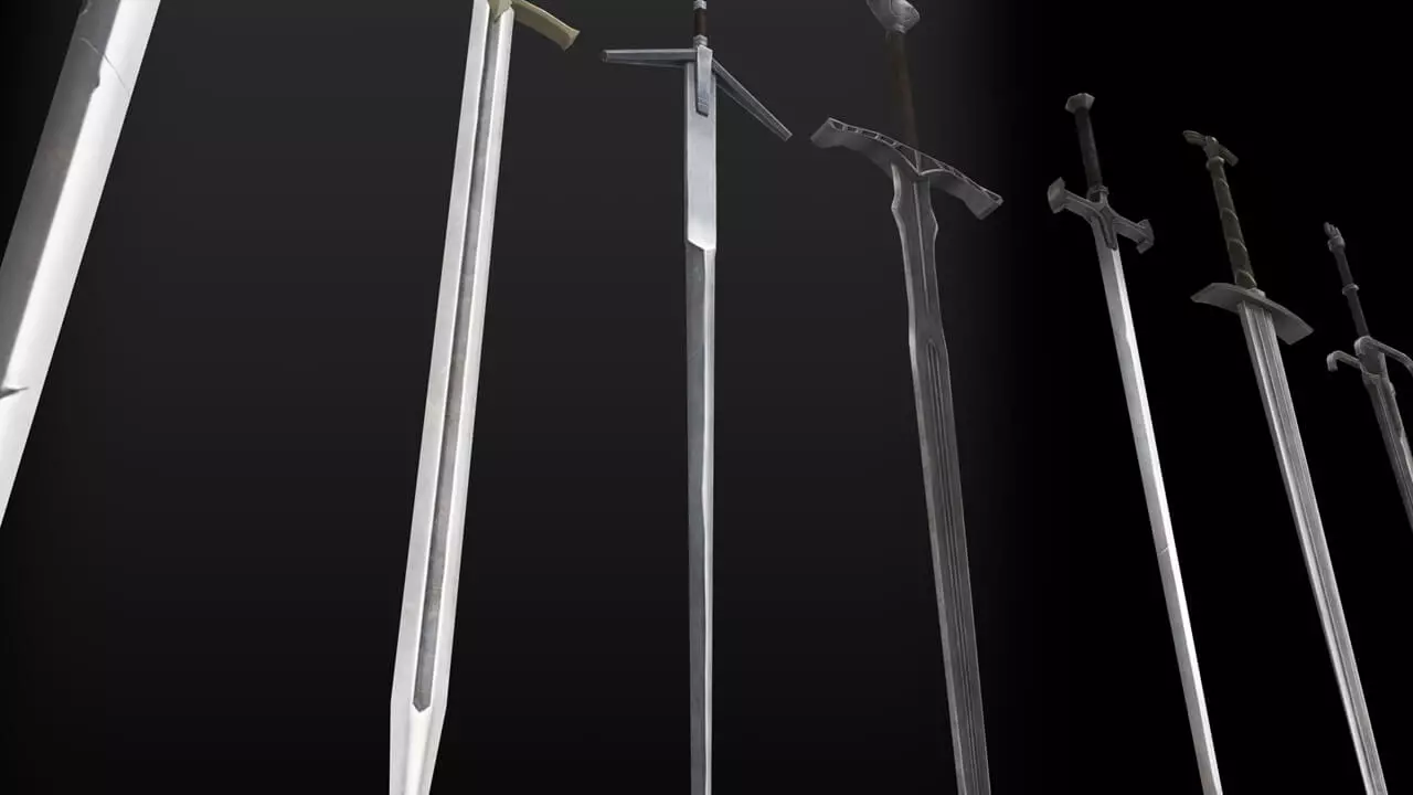 3D Weapon Prop from LAYERLAB Shop with detailed design, suitable for gaming or cosplay costumes.