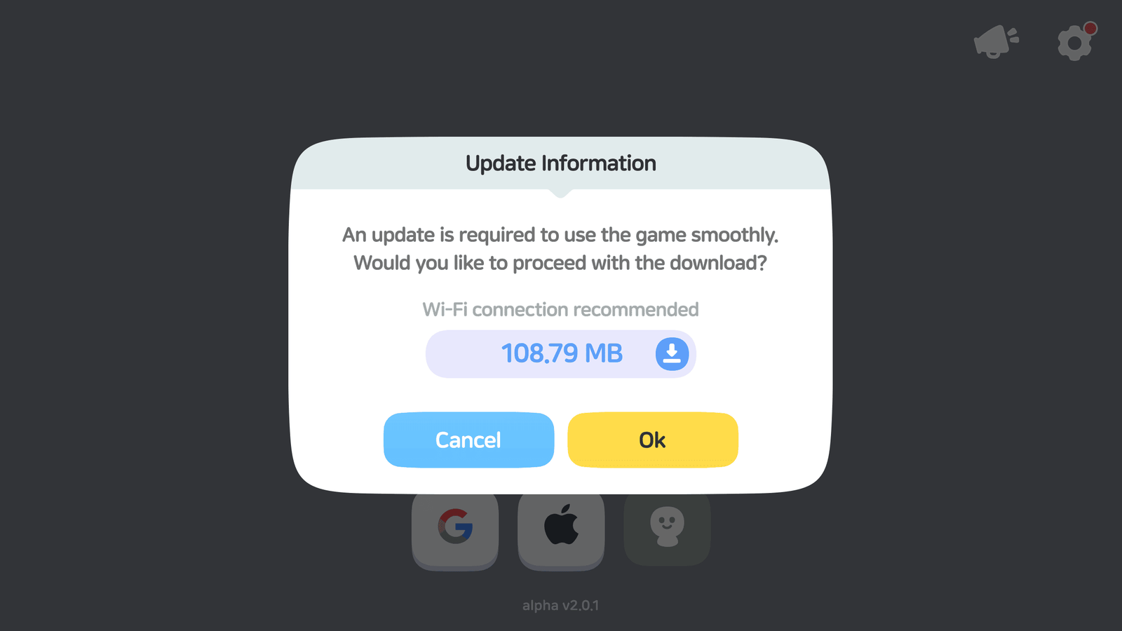 LayerLab Shop GUI Life Game interface screenshot showing update popup with modern design elements and vibrant colors.