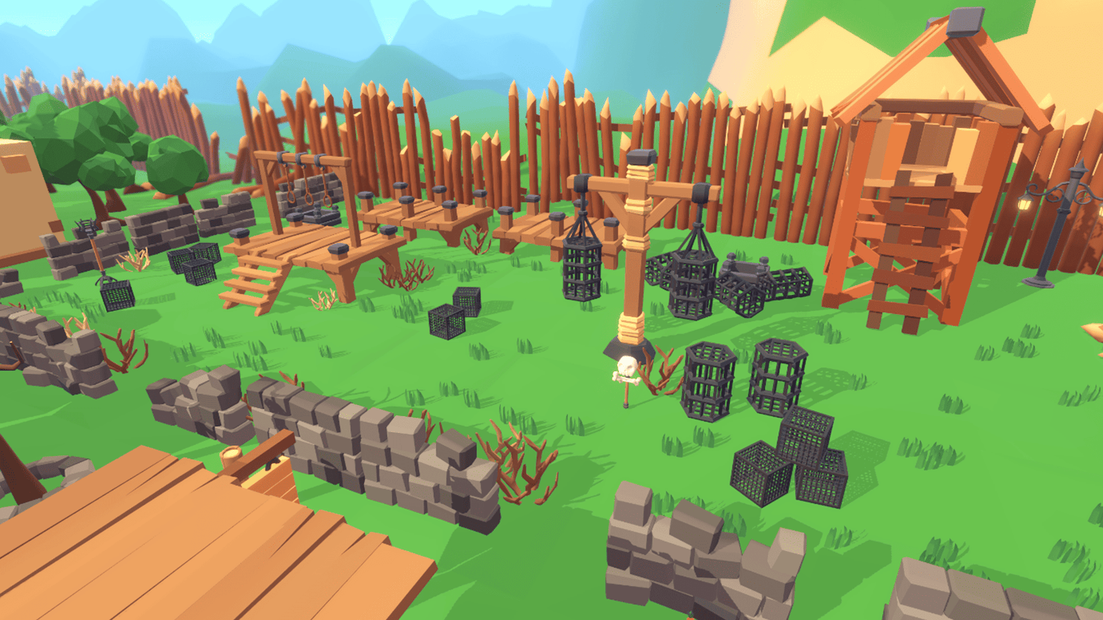 3D Medieval Pack props featuring swords, shields, and medieval accessories from LAYERLAB Shop.
