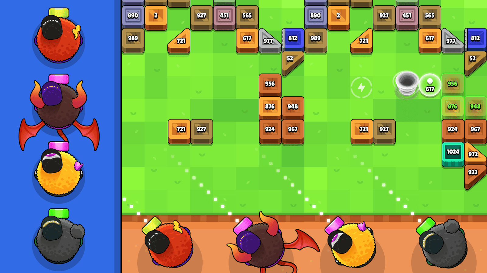 Top view of a 2D character illustration from LAYERLAB Shop, featuring vibrant colors and detailed character design.
