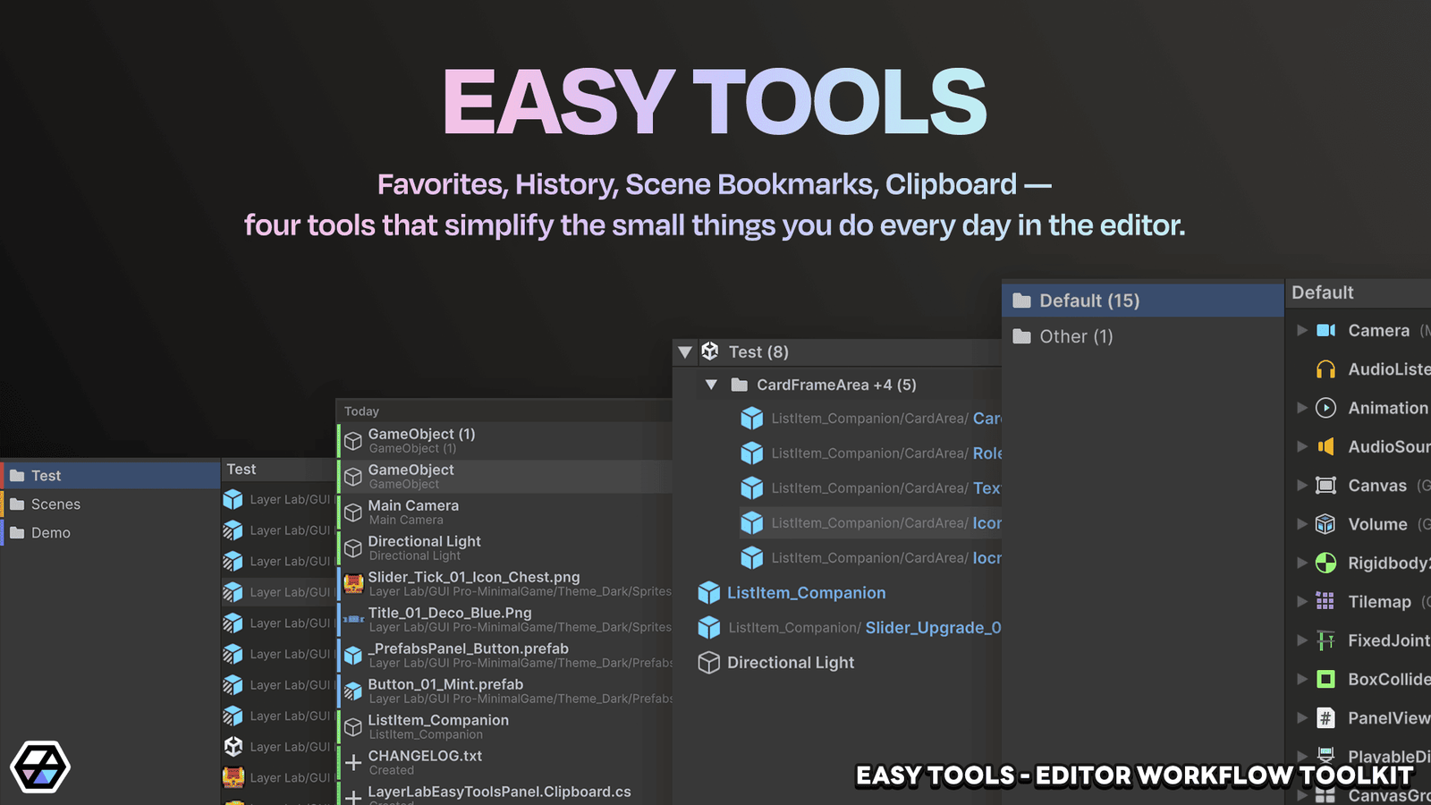 Easy Tools - Editor Workflow Toolkit