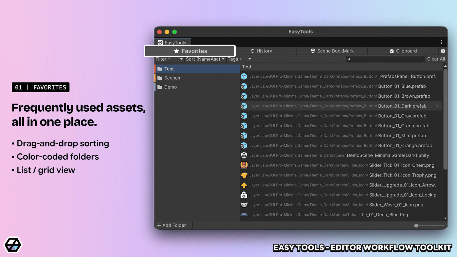 Easy Tools - Editor Workflow Toolkit