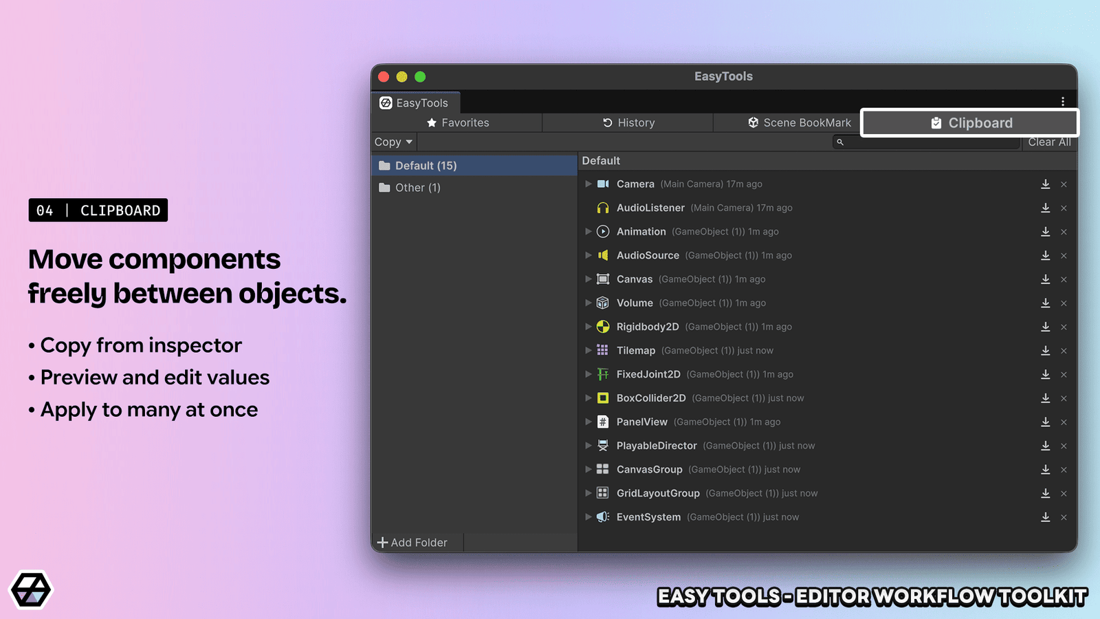 Easy Tools - Editor Workflow Toolkit