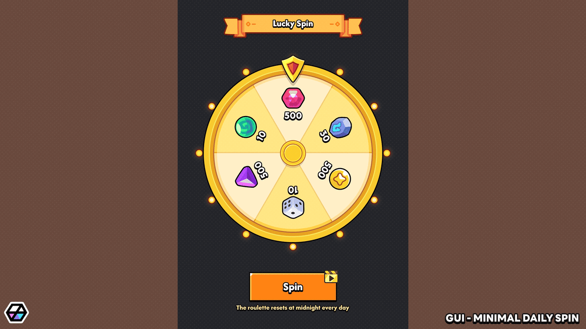 GUI - Minimal Daily Spin