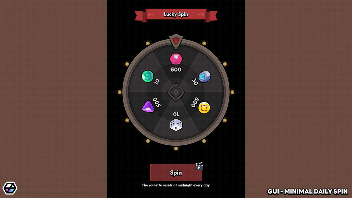 GUI - Minimal Daily Spin