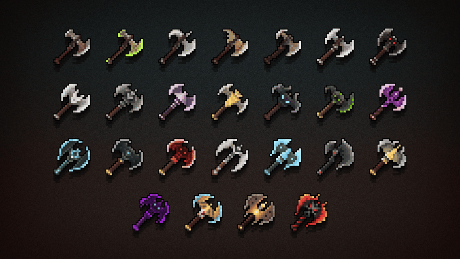 2D pixel RPG icon featuring vibrant pixel art, ideal for gaming and fantasy-themed projects, by LAYERLAB Shop.