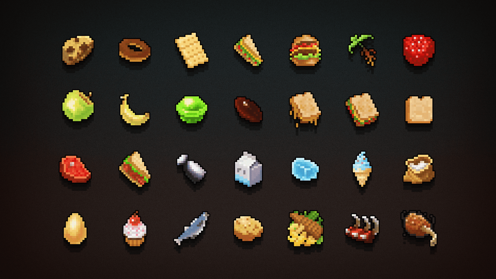 2D pixel RPG icon featuring vibrant pixel art design, ideal for gaming or fantasy-themed projects.