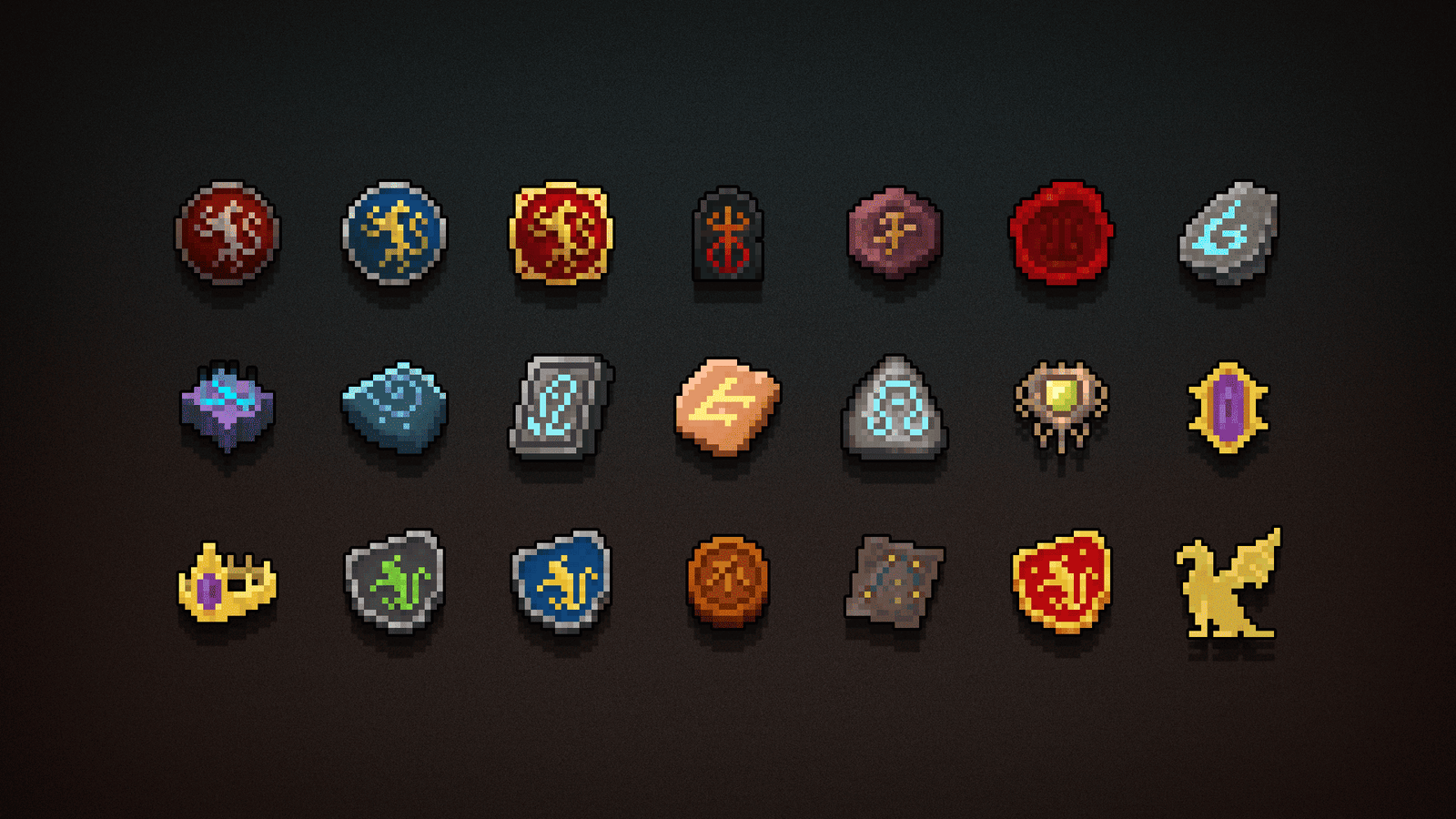 2D pixel RPG icon from LAYERLAB Shop, featuring a vibrant, retro-style game character or item in pixel art design.