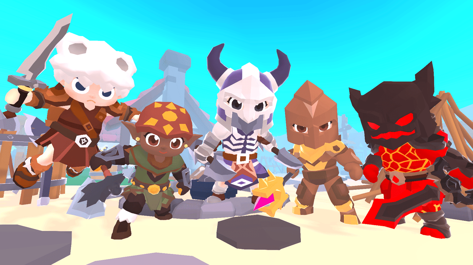 3D hero character from Layerlab's Hero Core Vol.3 collection, showcasing detailed design and vibrant colors in a digital screenshot.