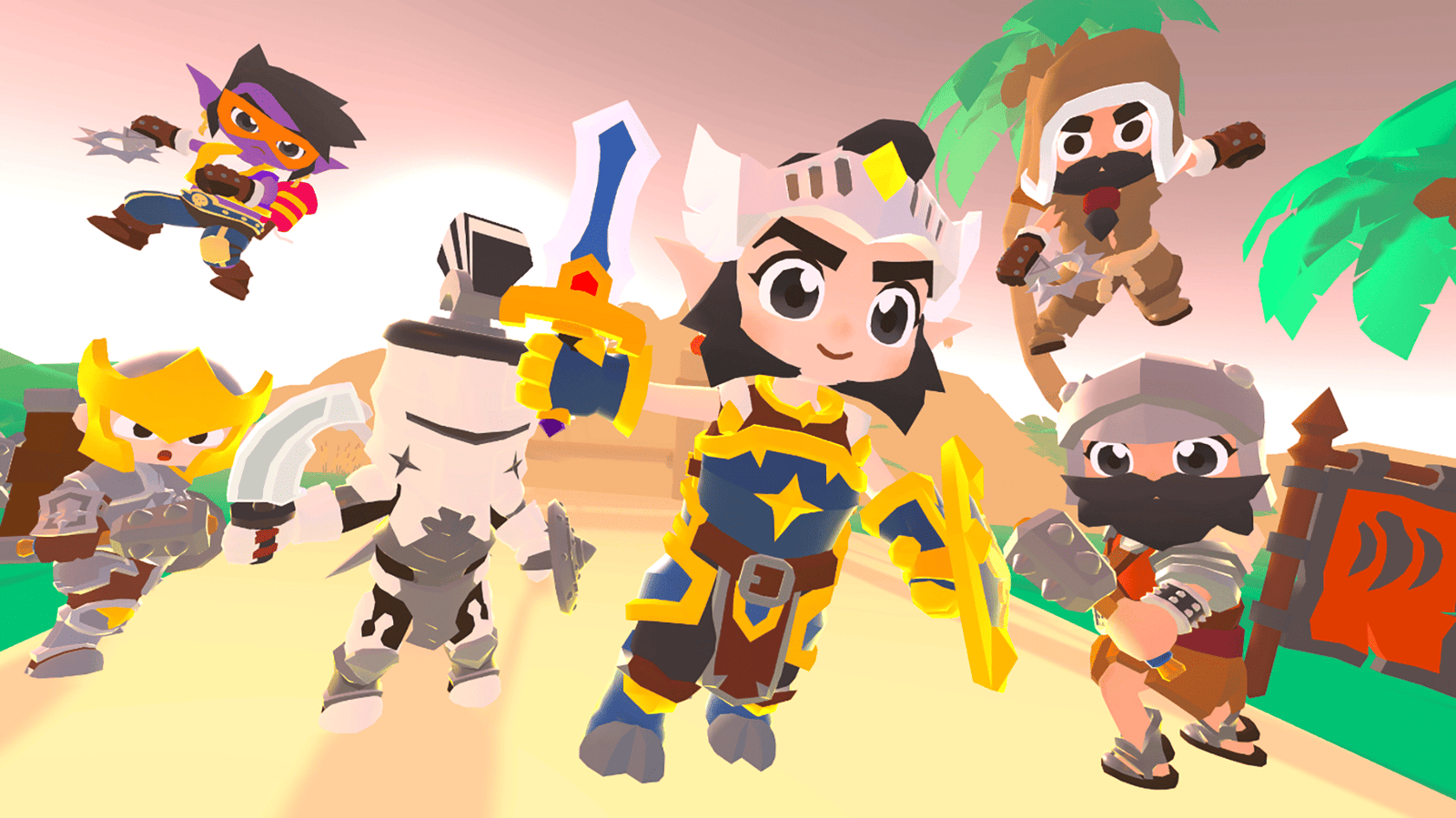 3D Hero Core Vol.1 character model from LAYERLAB Shop, detailed 3D character design with vibrant colors and dynamic pose.
