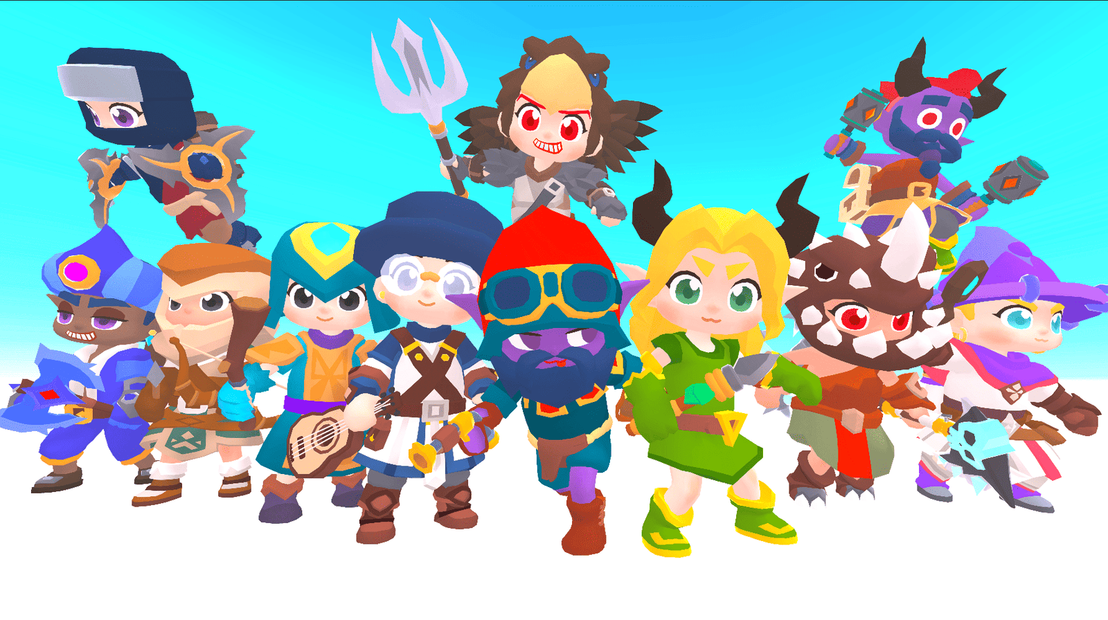 3D Hero Core Vol.2 character model from LAYERLAB Shop, detailed digital 3D character with vibrant colors and intricate design.