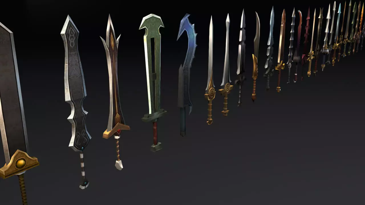 3D Weapon Prop from LAYERLAB Shop, detailed and realistic 3D model suitable for gaming or animation projects.