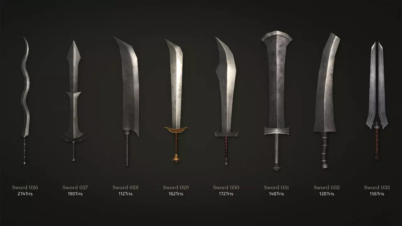 3D model of Weapon 100 from LAYERLAB Shop, detailed digital 3D prop with realistic weapon design and textures.