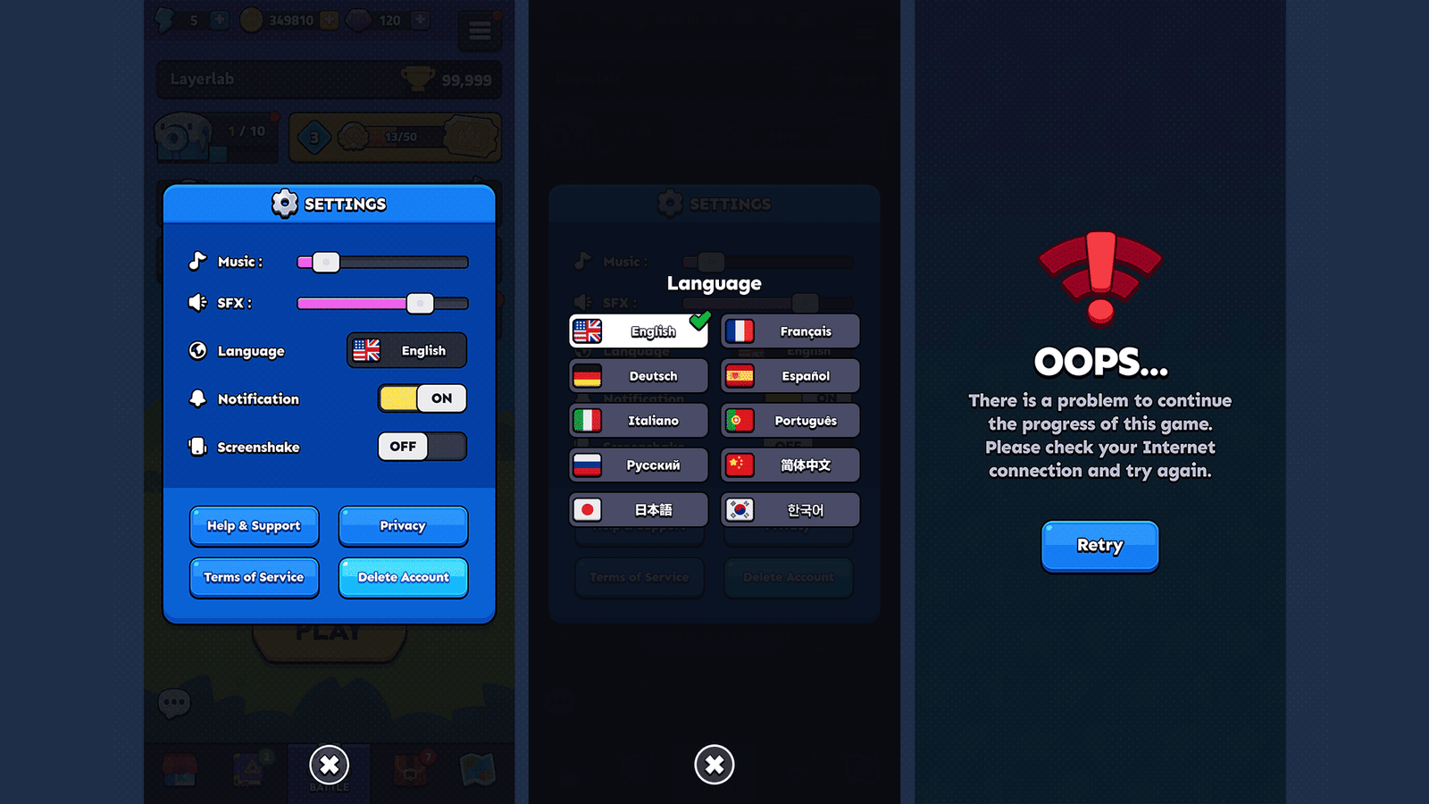 GUI Pro Super Casual interface by LAYERLAB Shop, featuring modern UI elements and stylish design for creative projects.