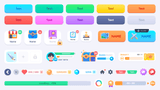 GUI Pro simple casual interface component by LAYERLAB Shop, featuring clean design and user-friendly layout in the image.