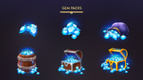 GUI Pro fantasy RPG interface icons from LAYERLAB Shop, featuring colorful, detailed icons for game menu and HUD elements.