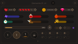 Dark Geo interface element by LAYERLAB Shop featuring a geometric dark-themed design with intricate patterns and textures.