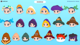 3D fantasy character headgear from LAYERLAB Shop's 3D Characters Pro collection, detailed and vibrant.
