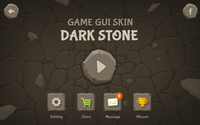 모던한 디자인 요소가 돋보이는 레이어랩 DarkStone 인터페이스의 세련된 다크 테마 GUI