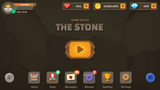 Interface titled GUI - The Stone by LAYERLAB Shop, featuring a sleek, modern digital interface with abstract stone-inspired graphics.