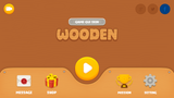 LayerLab Shop GUI wooden interface, showcasing a natural wood texture with interface design elements on a clean background.