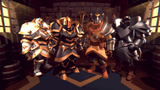 3D fantasy character model by LAYERLAB Shop, detailed 3D digital figure with vibrant armor and mystical design.