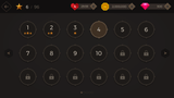 Dark Geo interface screenshot from LAYERLAB Shop showing layered geometric shapes on a dark background.