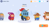LayerLab Shop GUI Pro simple casual interface featuring a character skin design in the image.