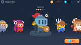 LayerLab Shop GUI Pro simple casual interface featuring character skin design with a clean, modern look in PNG format.