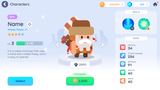 LayerLab Shop GUI Pro simple casual interface with character detail in PNG image, suitable for design and UI projects.