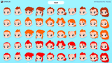 3D fantasy character with detailed hair in LAYERLAB Shop's 3D Characters Pro collection, showcasing realistic hair design.
