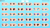 Close-up of a detailed fantasy 3D character eye from LAYERLAB Shop's 3D Characters Pro - Fantasy collection.