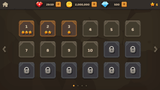 GUI interface screen titled "The Stone" by LAYERLAB Shop, showing a digital design stage with interface elements and tools.