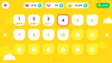 LAYERLAB Shop GUI Yellow Kid interface screen with colorful design and interactive elements in a digital art style.