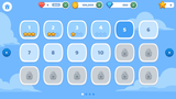 BlueSky interface by LAYERLAB Shop showing a modern digital user interface with blue and white design elements.